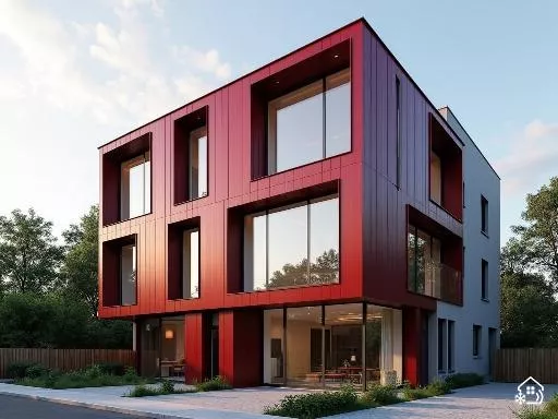 Fenêtre en alu bordeaux : une touche design et performante