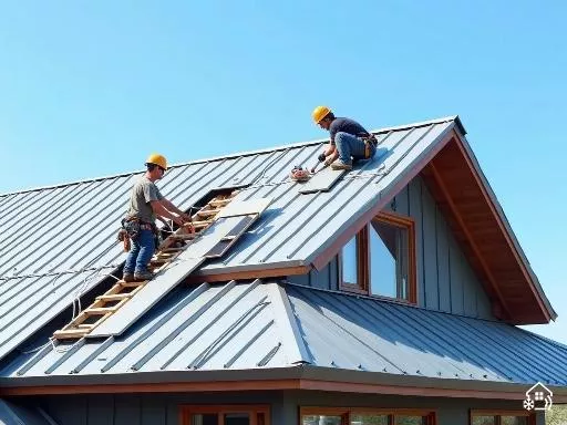Pose de bac acier : l'espacement reccomandé des chevrons et des pannes