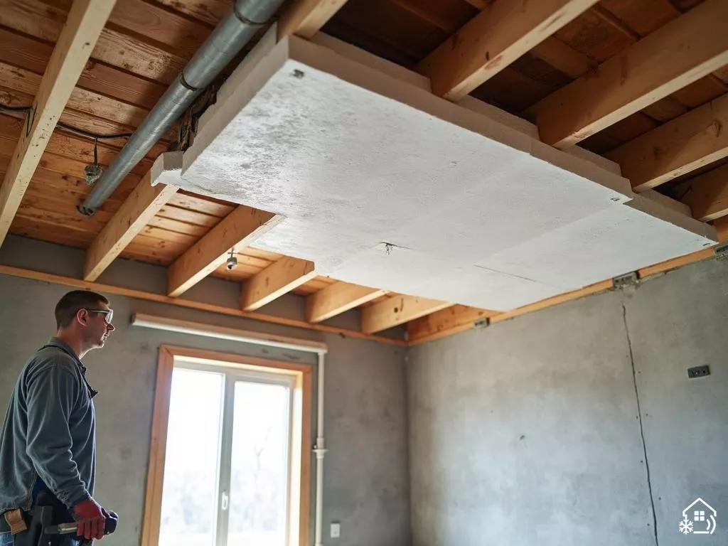 Comment isoler le plafond d'un sous-sol ?