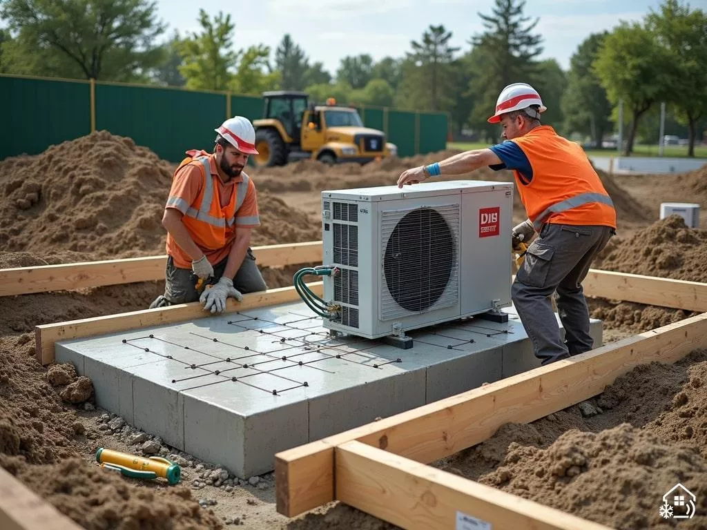 Les dimensions d'une dalle béton pour pompe à chaleur : conseils de fabrication et coûts