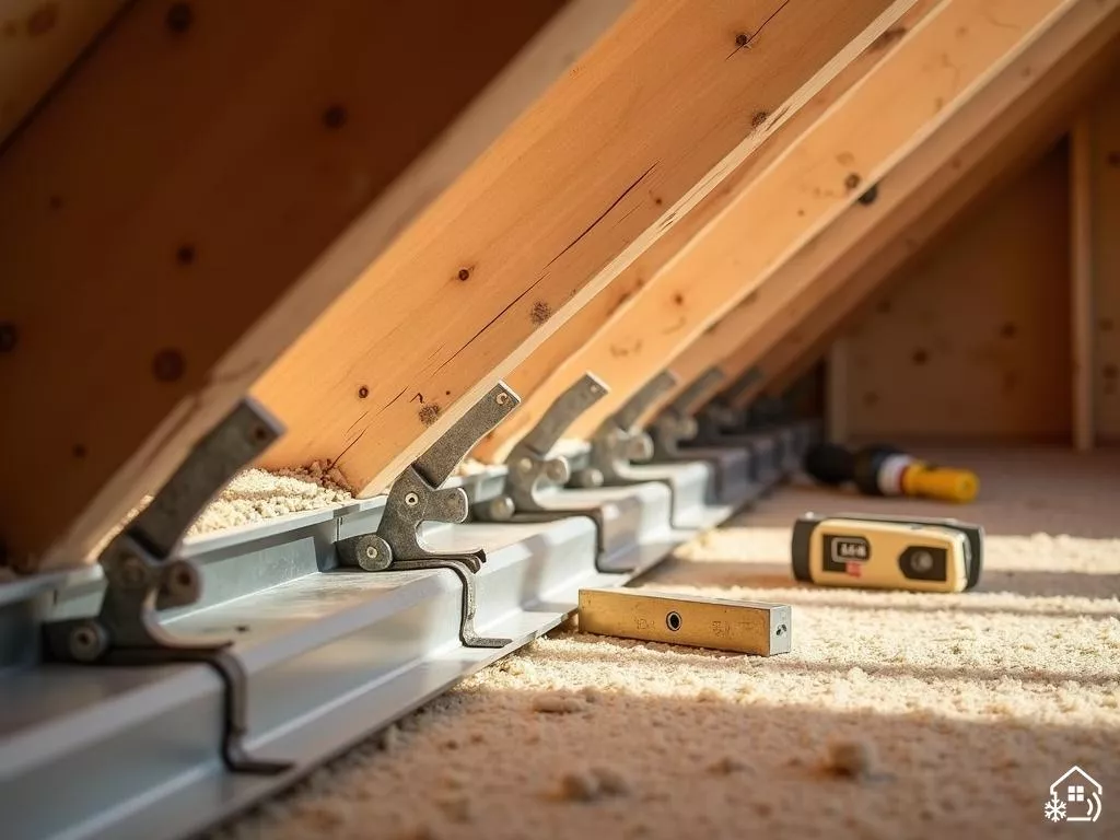 Quelle est la distance optimale entre les suspentes sous rampant d'un plafond ?